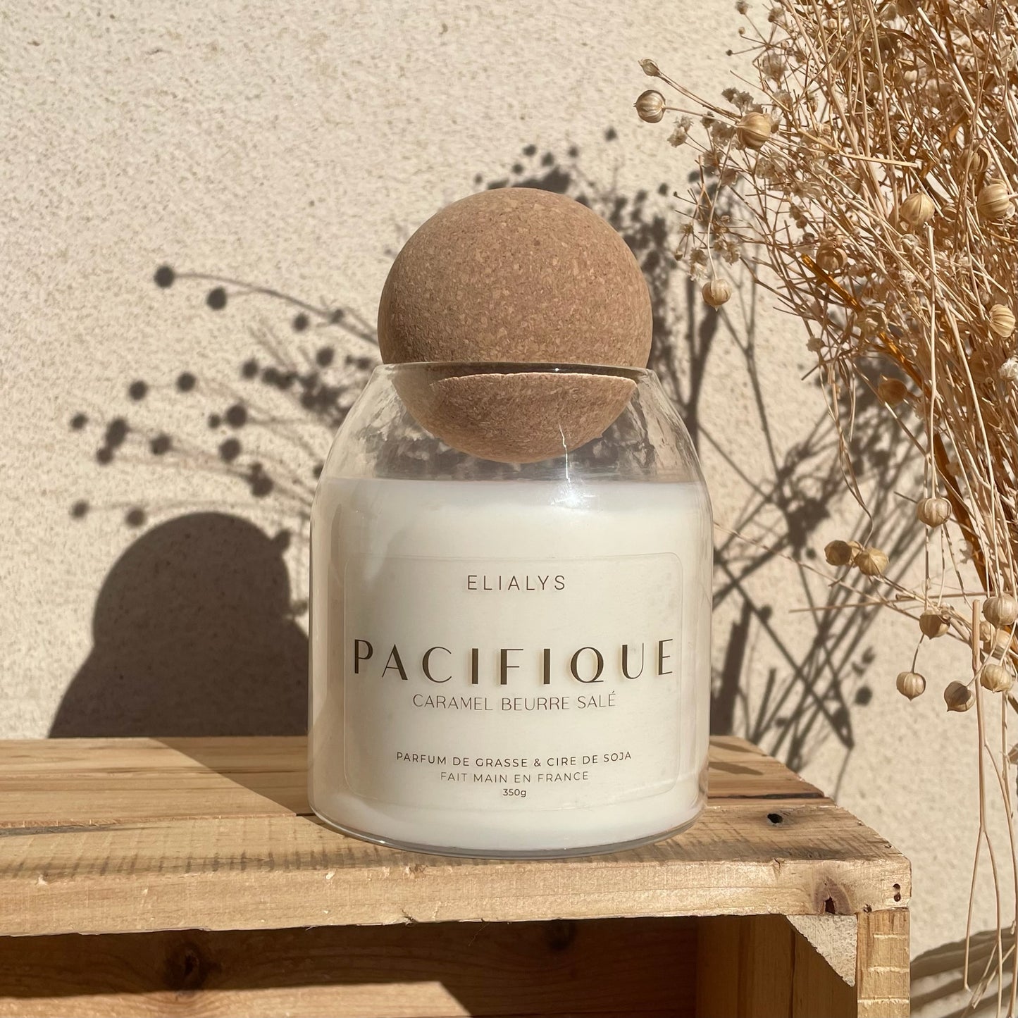 PACIFIQUE - Bougie Crépitante Parfumée