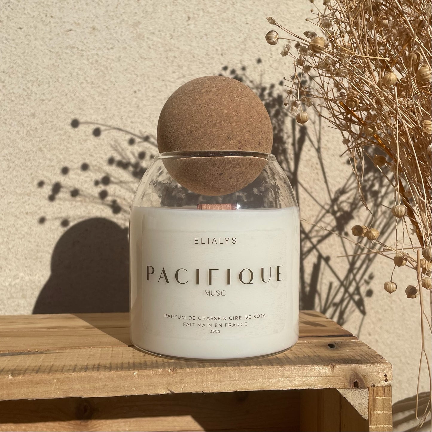 PACIFIQUE - Bougie Crépitante Parfumée