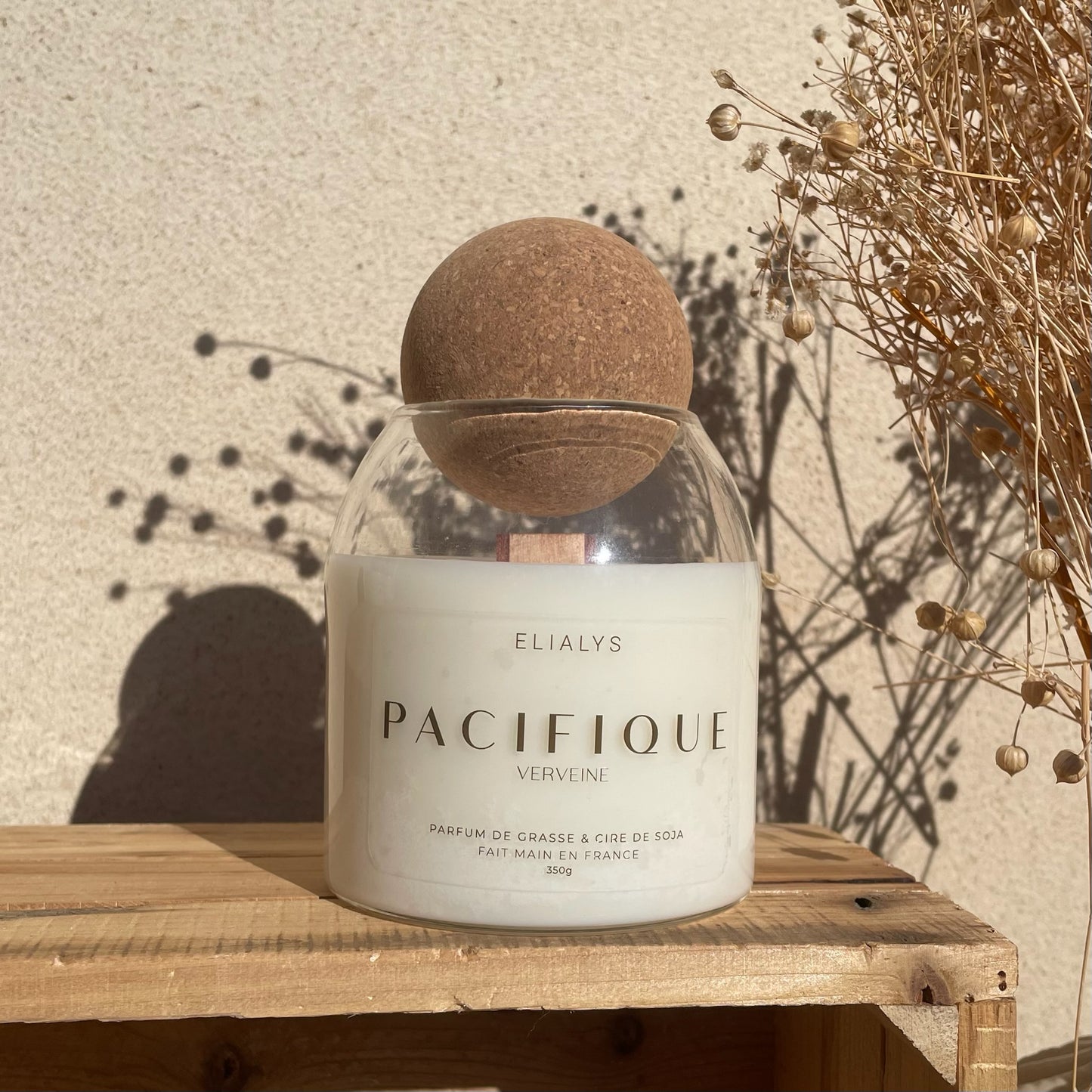PACIFIQUE - Bougie Crépitante Parfumée