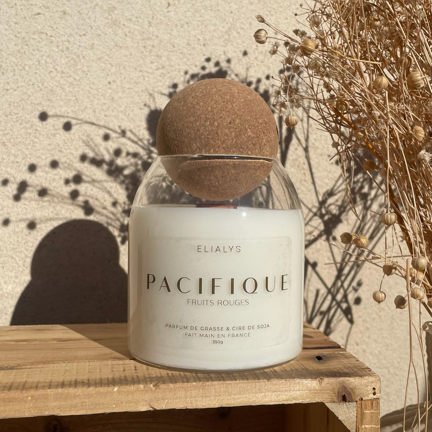 PACIFIQUE - Bougie Crépitante Parfumée