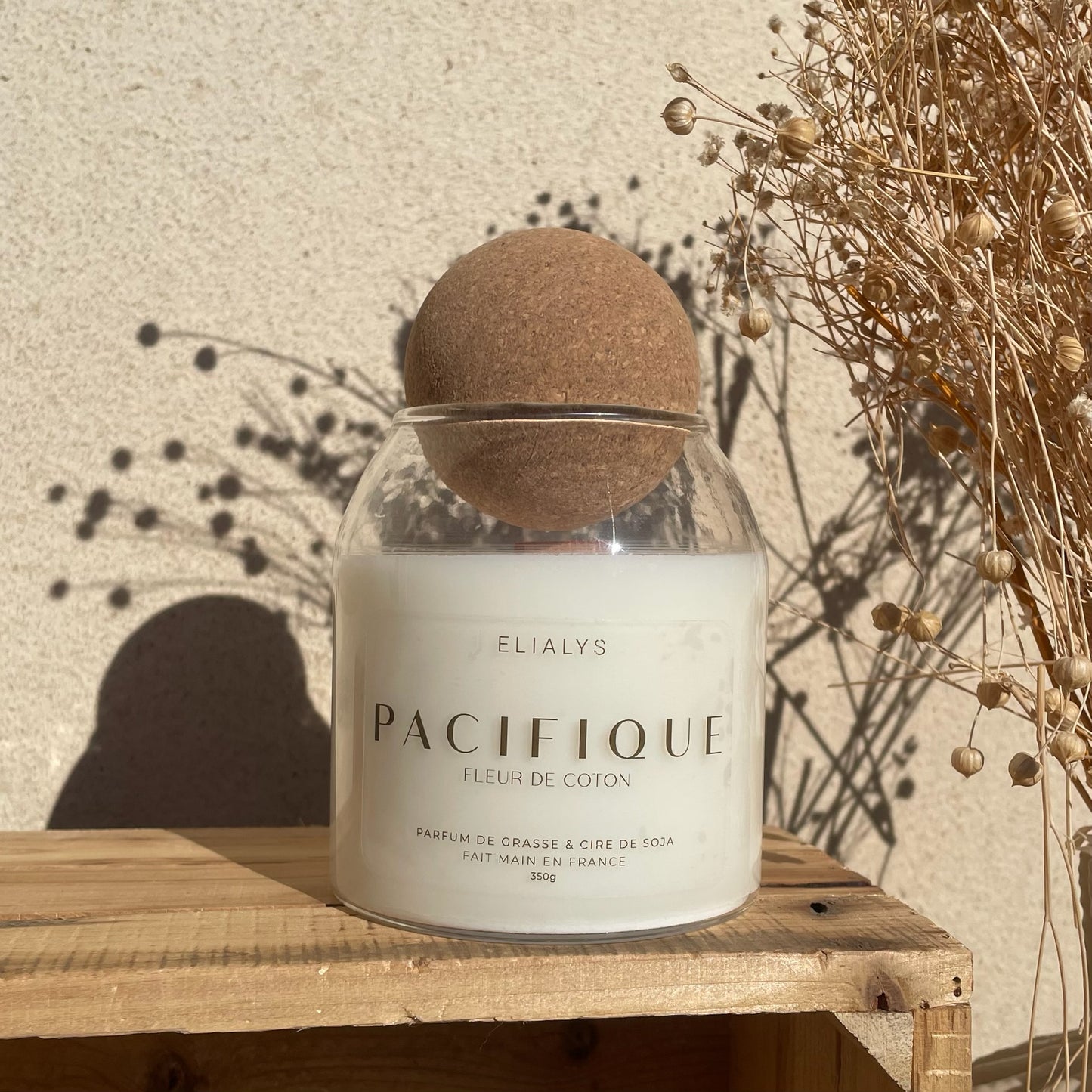 PACIFIQUE - Bougie Crépitante Parfumée