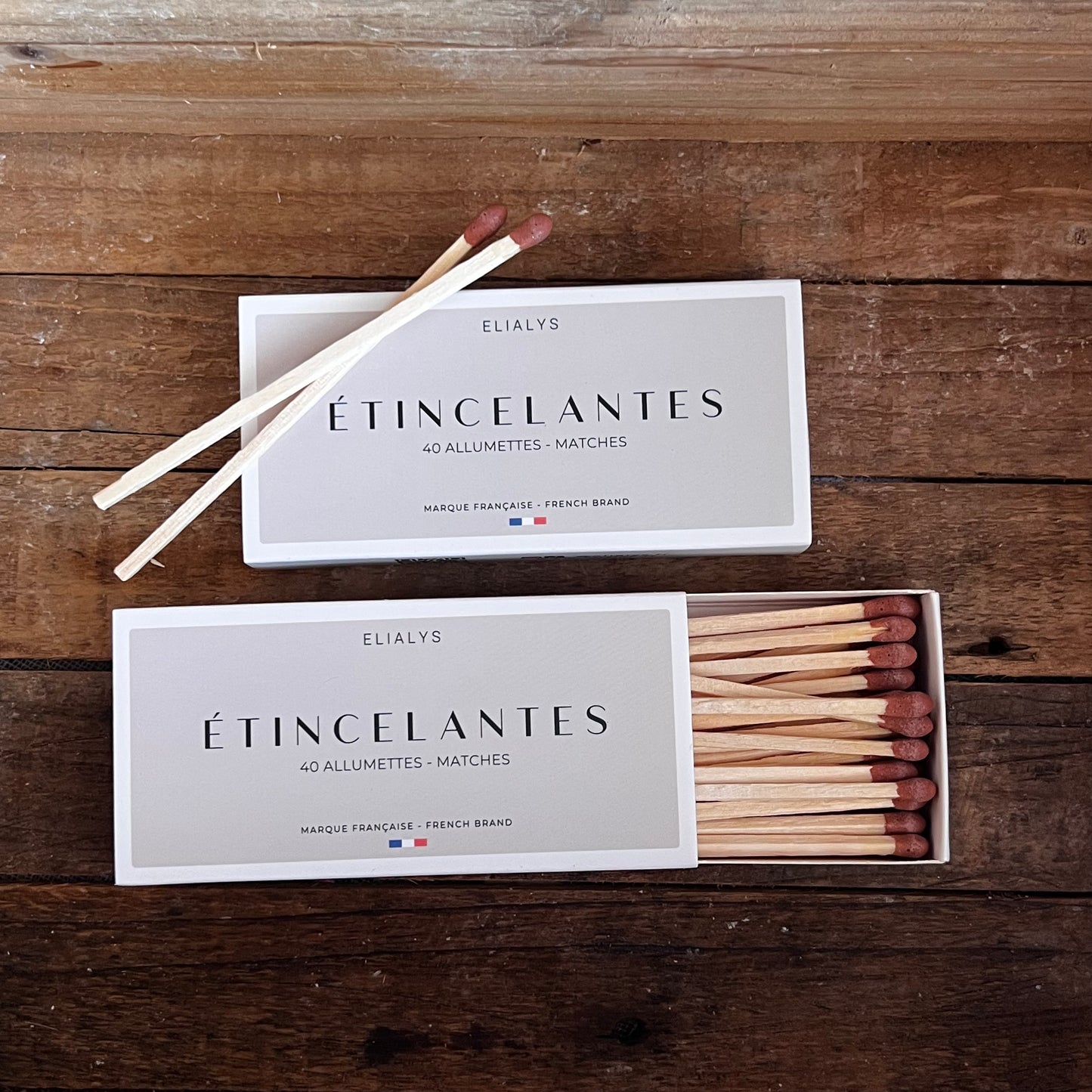 ÉTINCELANTES - Longues allumettes