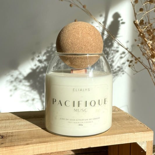 PACIFIQUE - Bougie Crépitante Parfumée