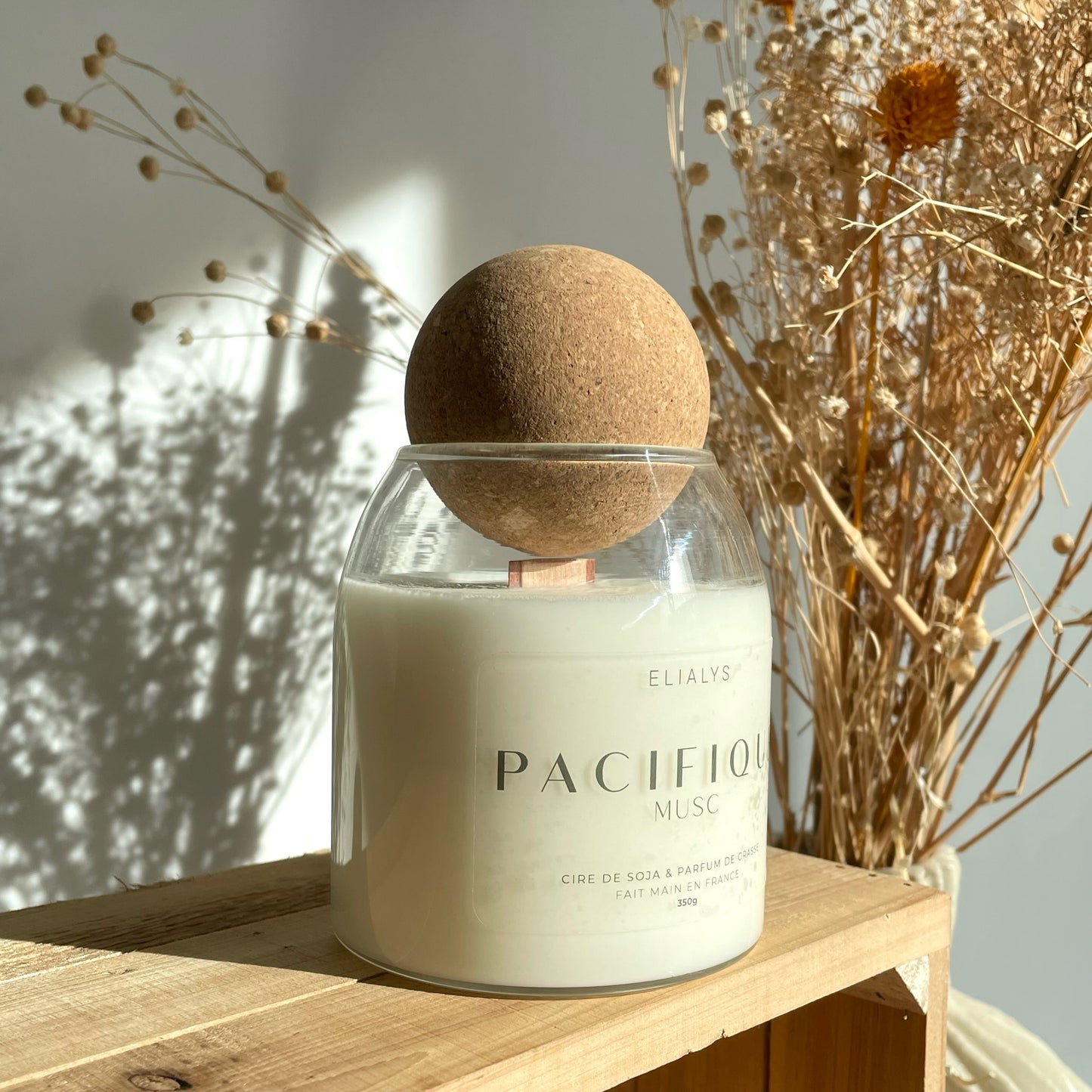 PACIFIQUE - Bougie Crépitante Parfumée